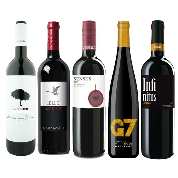 Rode wijn voordeelpakket van Wijny