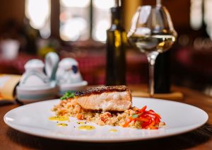 Gegrilde zalm met wijn van Kwaliteitwijnen